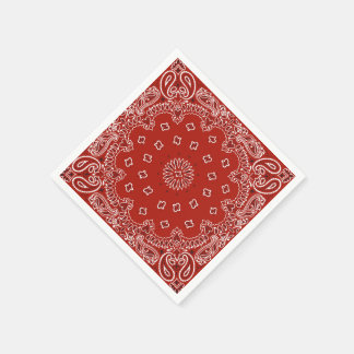serviettes en papier motif de la fête de l'Ouest r