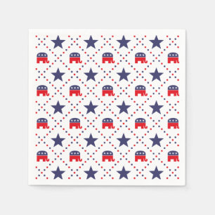 Serviettes En Papier Motif républicain de diamant
