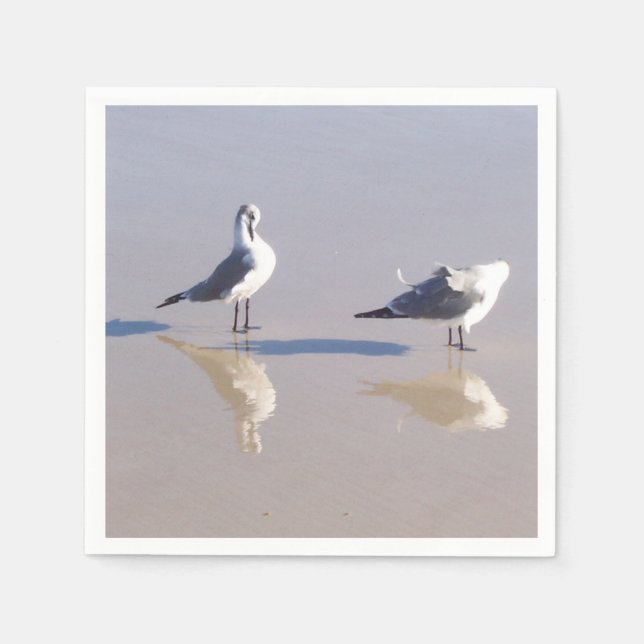 Serviettes en papier Mouettes Brise (Devant)