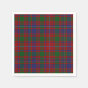 Serviettes en papier moulé MacIntyre Clan Tartan