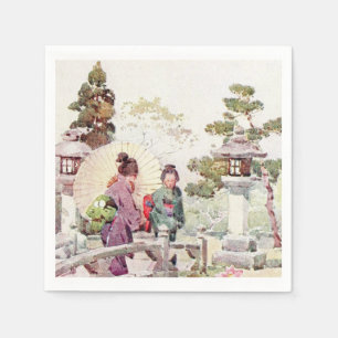 Serviettes En Papier Naples de style japonais