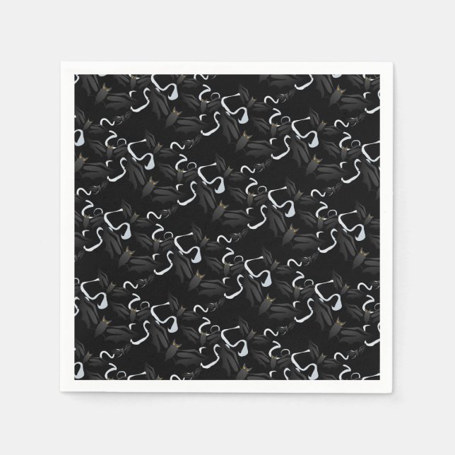 Serviettes En Papier Naples en papier d'Halloween (Devant)
