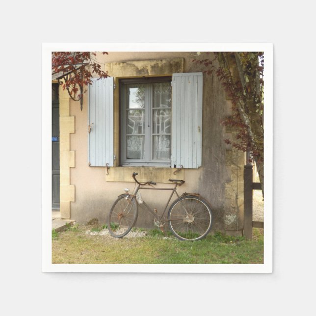 Serviettes En Papier Naples en papier maison française (Devant)