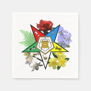 Serviettes En Papier Naples florales de l'Etoile orientale