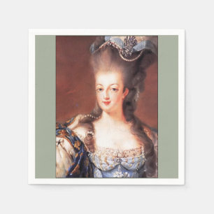 Serviettes En Papier Naples Papier Gris Marie Antoinette