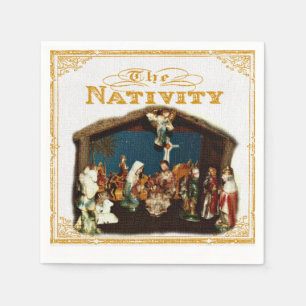 Serviettes En Papier Nativité de Noël