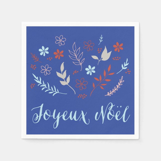 Serviettes En Papier Noël Noël vacances (Devant)