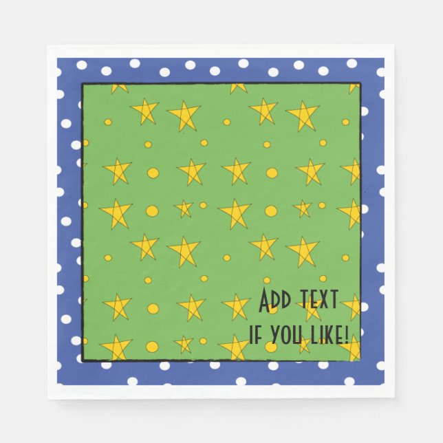 Serviettes En Papier Noël Père Noël/Napkin Standard Personnaliser (Devant)