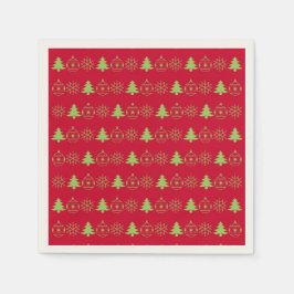 Serviettes En Papier Noël Vacances Décoratives Imprimer Cockta Standard