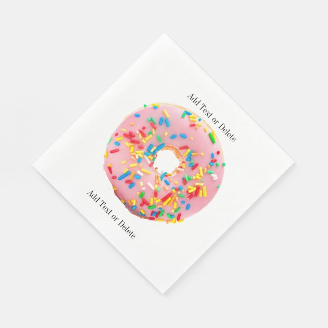 Serviettes En Papier Noisettes - beignes (Coin)