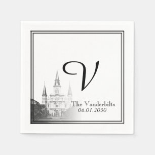 Serviettes En Papier Nuit Orléans Destination Mariage Napkin
