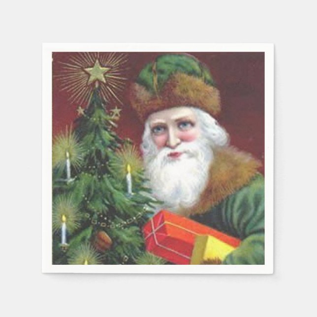 Serviettes En Papier Old Saint Nick (Devant)