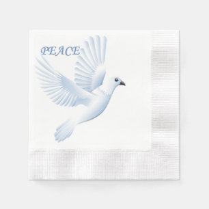 SERVIETTES EN PAPIER PAIX DOVE