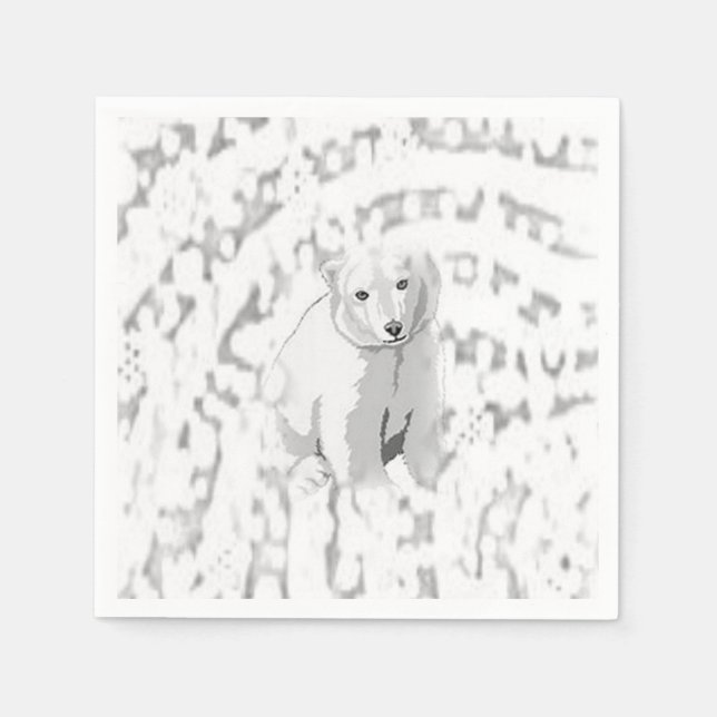 Serviettes En Papier Papier (Devant)