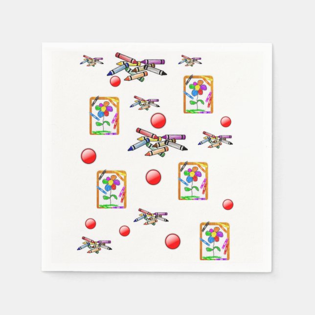 Serviettes En Papier Papier (Devant)