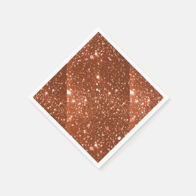 Serviettes En Papier Papier à étincelles en cuivre (Coin)