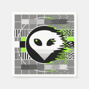 Serviettes En Papier Papier Alien