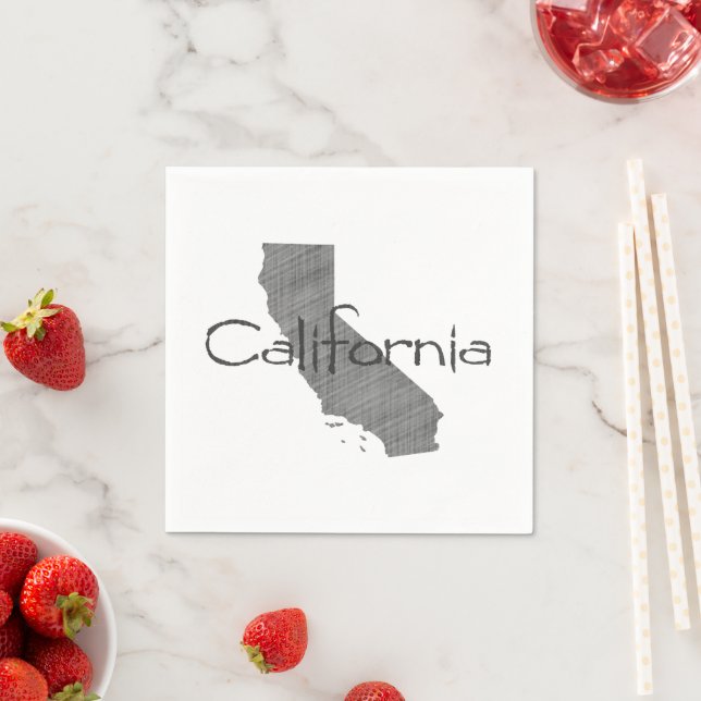 Serviettes En Papier Papier de Californie (En situation)