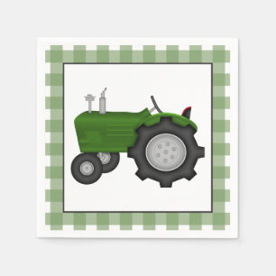 Serviettes En Papier Papier de la partie de Country Tractor
