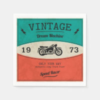 Papier de moto vintage