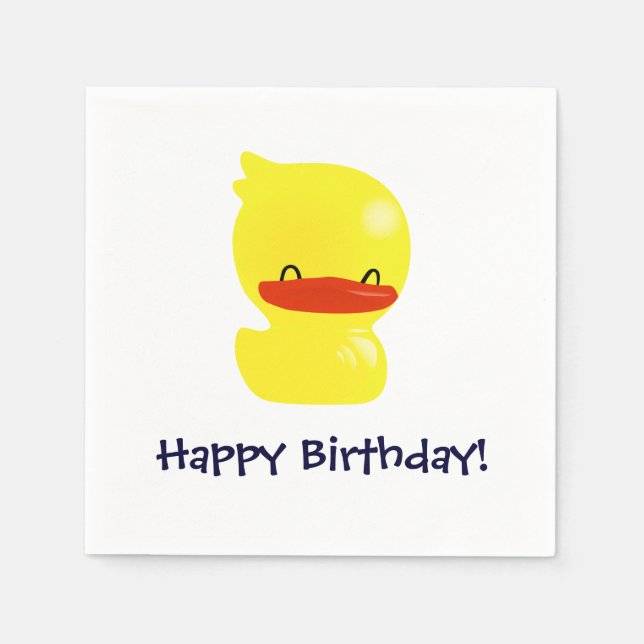 Serviettes En Papier Papier Ducky Super Cute (Devant)