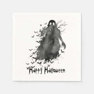 Serviettes En Papier Papier Halloween déplaisant Ghost