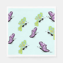 Papier Papillon Serviettes