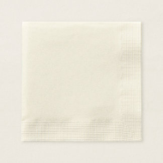 Serviettes En Papier Papier personnalisé Napkin - Écru moulé