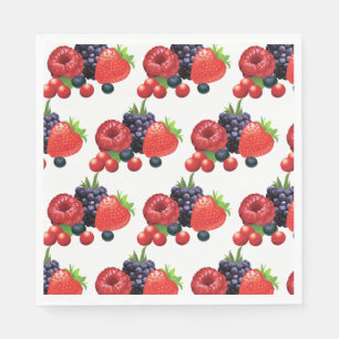 Serviettes En Papier Papier-serviettes Berry