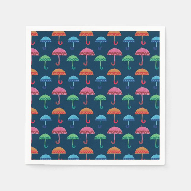Serviettes En Papier Parapluie soigné (Devant)