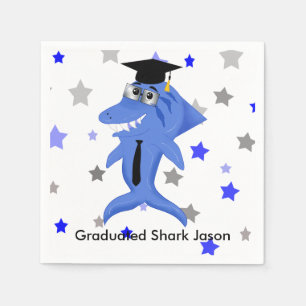 Serviettes En Papier Partie graduée de requin