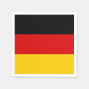 Serviettes en papier patriotique avec drapeau d'Al