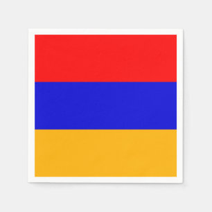Serviettes en papier patriotique avec drapeau d'Ar