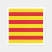 Serviettes en papier patriotique avec drapeau de C