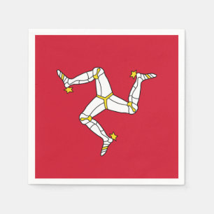 serviettes en papier patriotique avec drapeau de l
