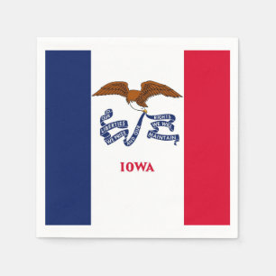Serviettes en papier patriotique avec drapeau de l
