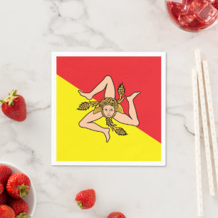 Serviettes en papier patriotique avec drapeau de l