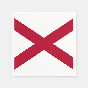 Serviettes en papier patriotique avec drapeau de l