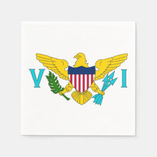 serviettes en papier patriotique avec drapeau des