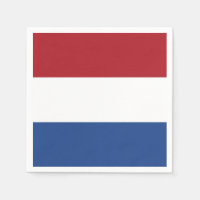 Serviettes en papier patriotique avec drapeau Pays