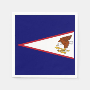 Serviettes en papier patriotique avec le drapeau d