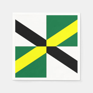 Serviettes en papier patriotique avec le drapeau d