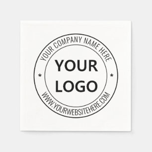 Serviettes en papier personnalisées avec logo et t