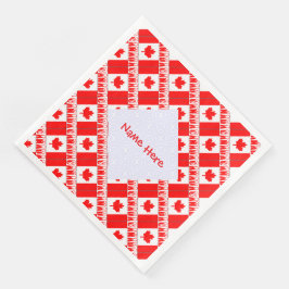 Serviettes en papier personnalisées pour fête avec