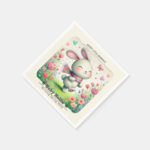 Serviettes en papier personnalisées pour fête en f