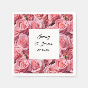 Serviettes en papier personnalisées pour mariage