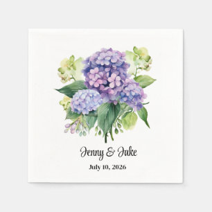 Serviettes en papier personnalisées pour mariage