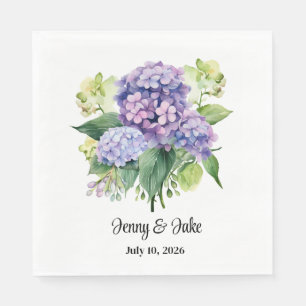 Serviettes en papier personnalisées pour mariage