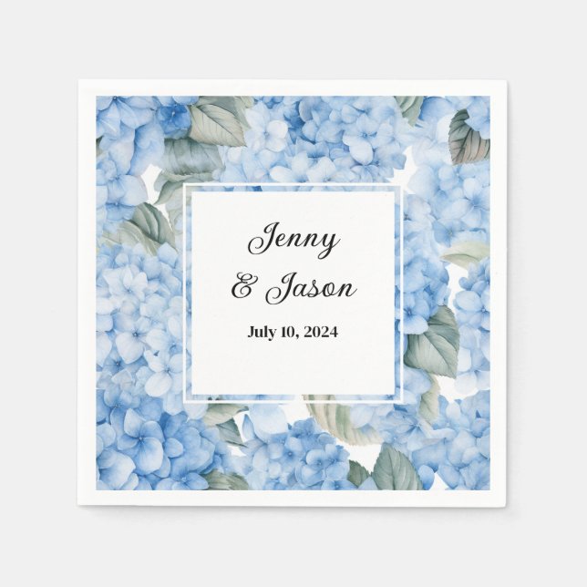 Serviettes en papier personnalisées pour mariage a (Devant)