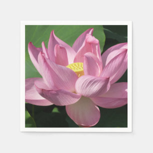 Serviettes En Papier Pink Lotus Flower IV